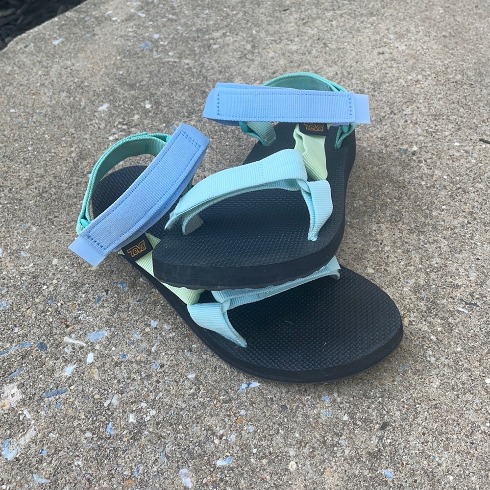 Light Green Multi Tevas